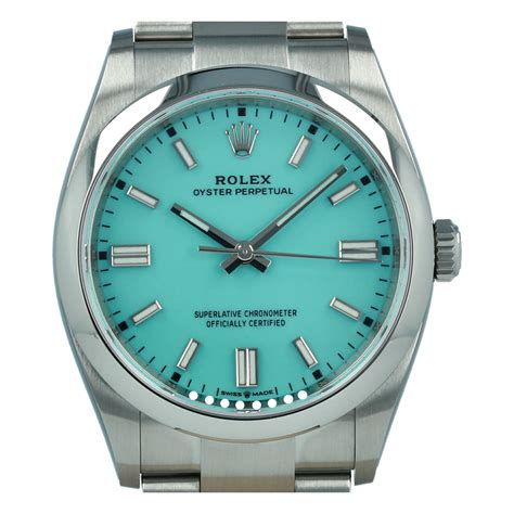 rolex oyster perpetual turquoise 36